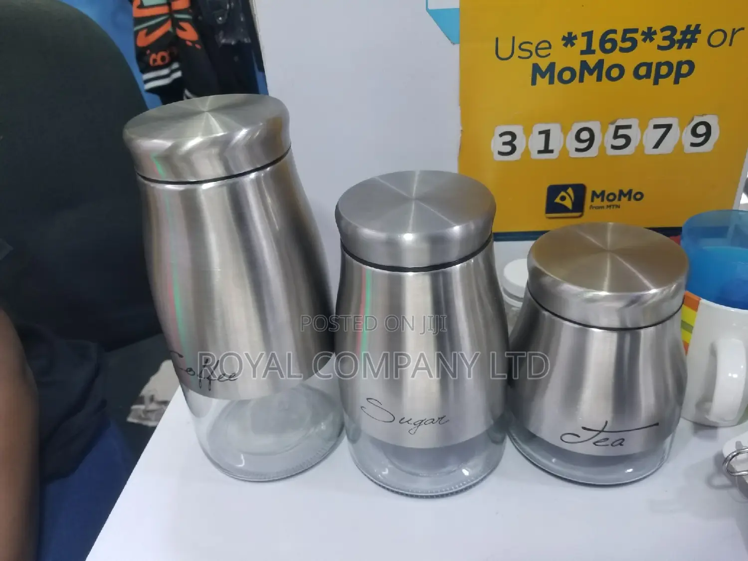 3pieces of Canister Tins Original Pieces