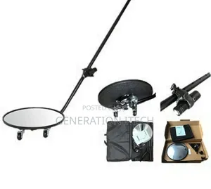 Under Vehicle Search Mirror With Led Torch Light- 12 Inches