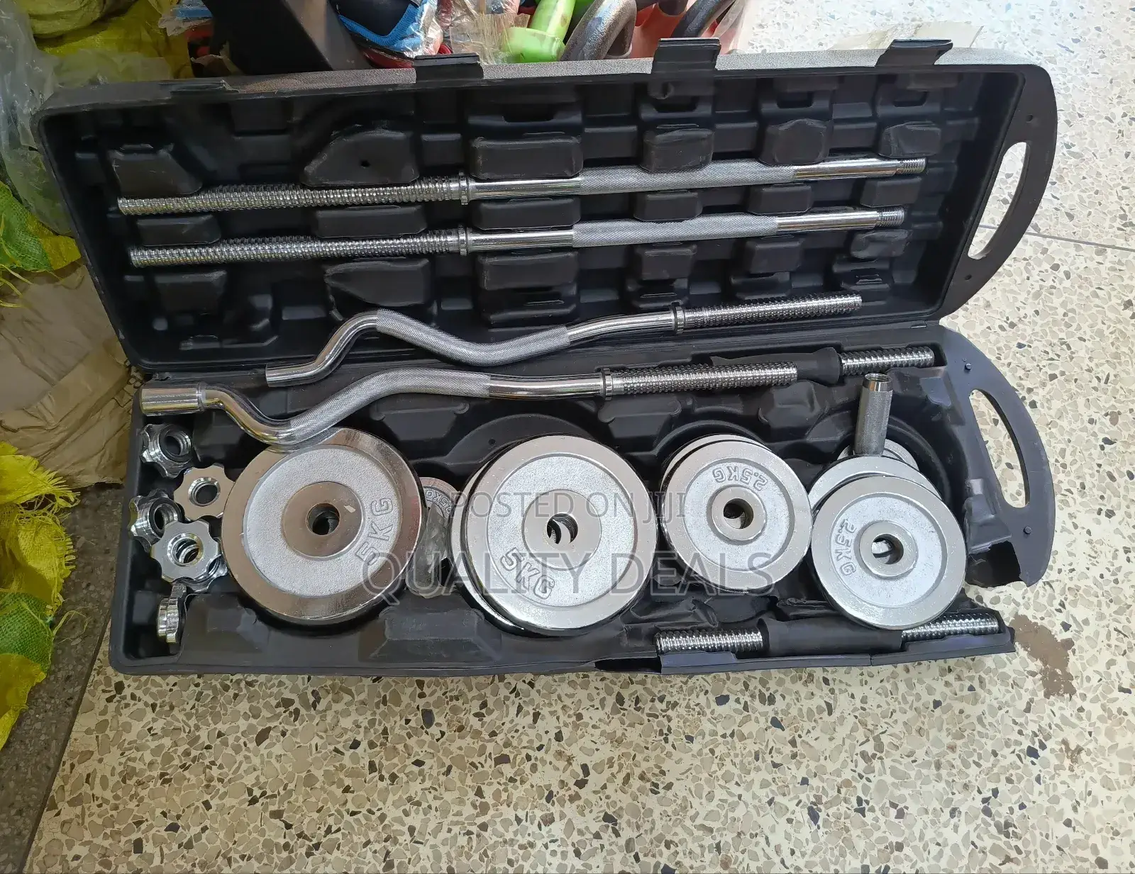 55kg Adjustable Dumbbells Set