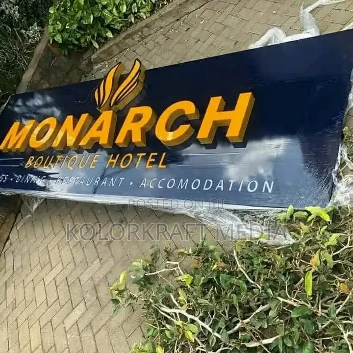 3d and 2d Signage