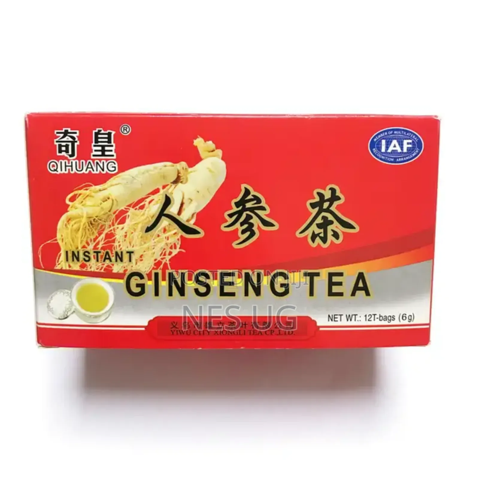 Qihuang Instant Ginseng Tea for Men - 12tea Bags