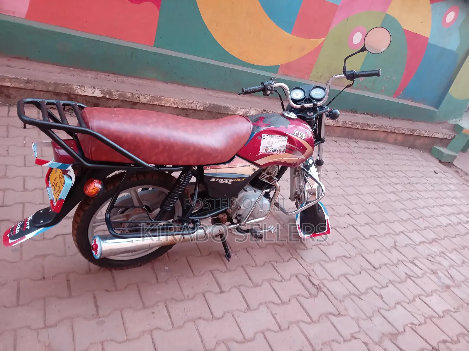 TVS XL 100 2022 Red