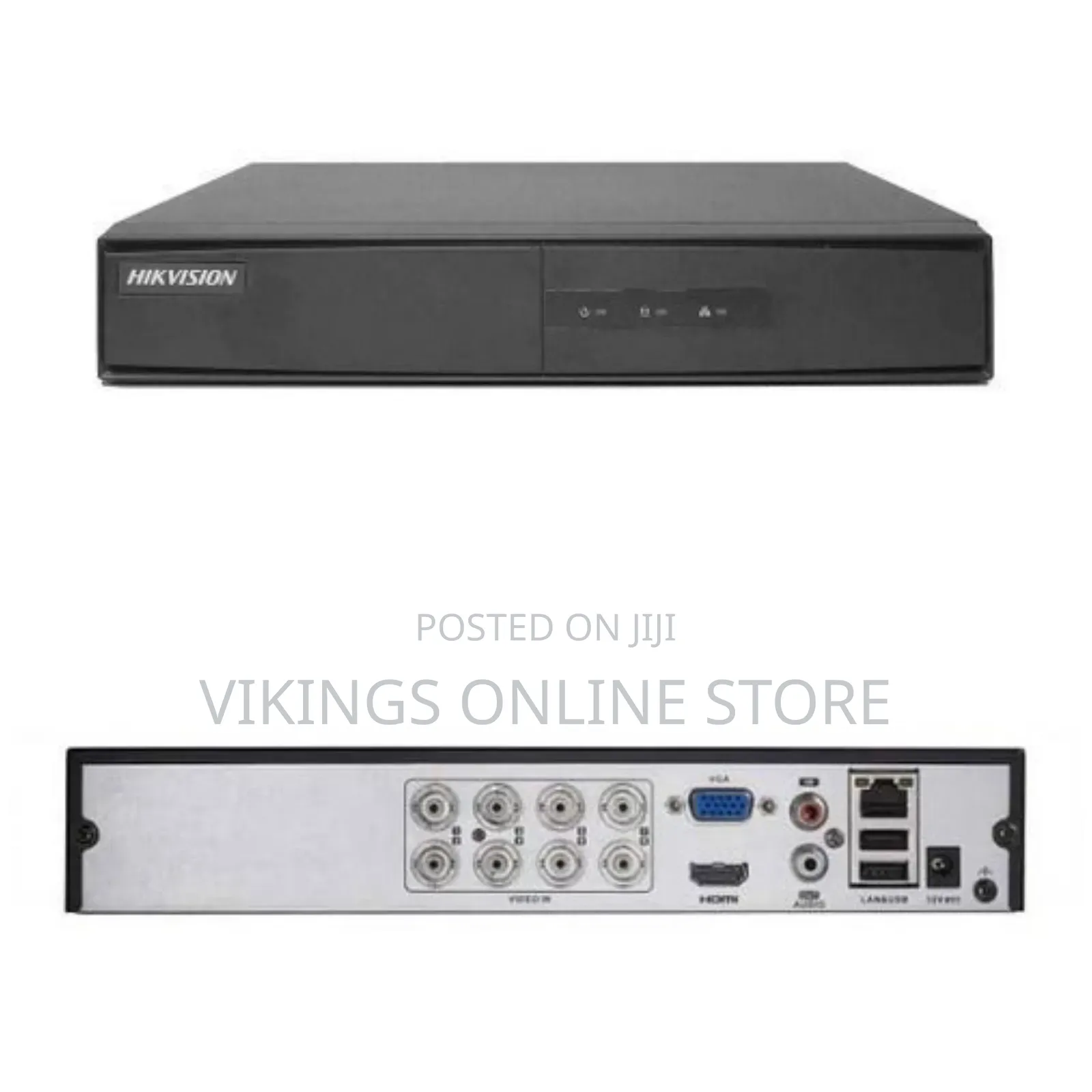 Hikvision 8ch Turbo HD DVR Ds-7208hghi-F1 1080P (2mp) -Black