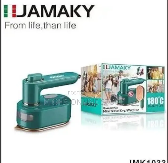 Jamaky Mini Travel Dry and Wet Iron