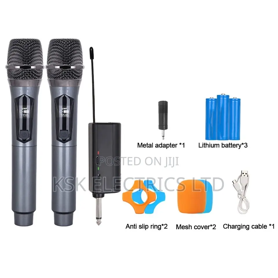 Wireless Microphone Dynamic UHF Handheld Professional