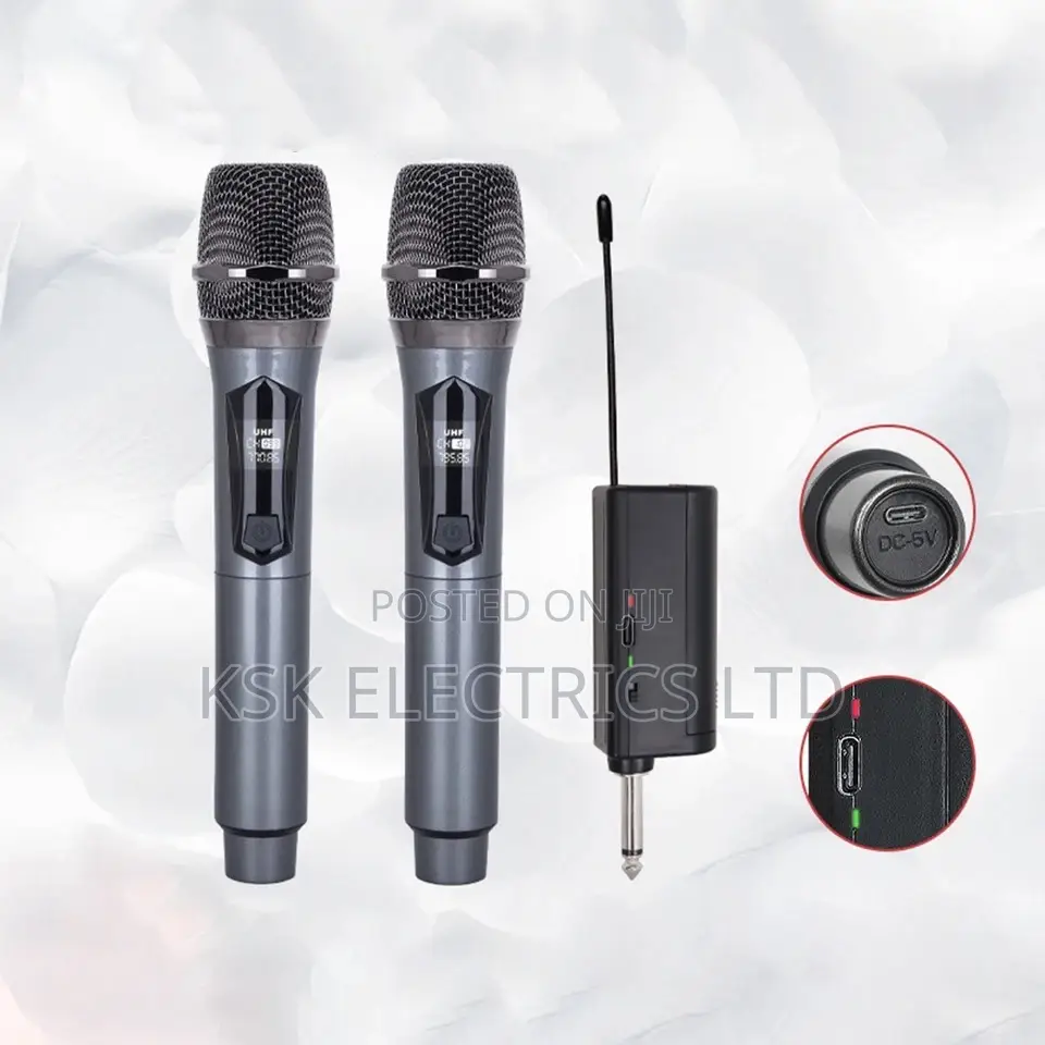Wireless Microphone Dynamic UHF Handheld Professional