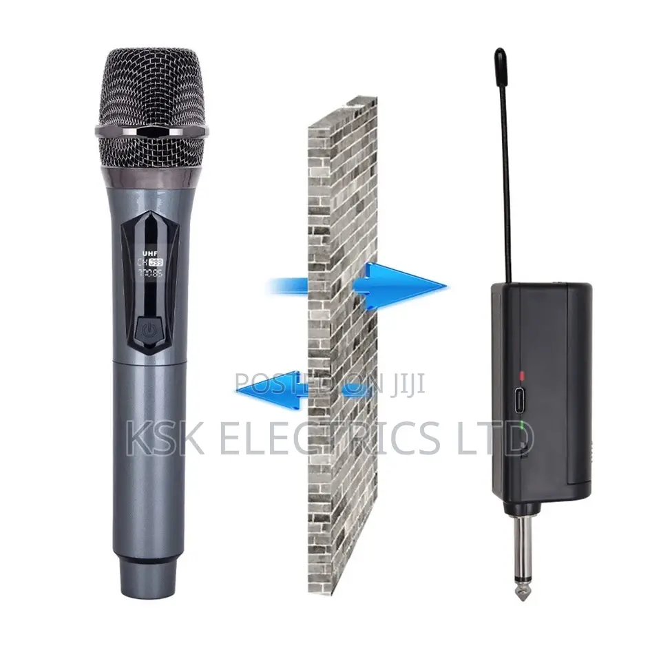 Wireless Microphone Dynamic UHF Handheld Professional