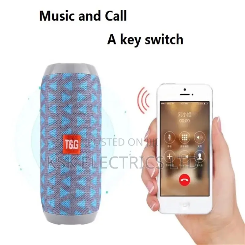 EONKO TG-117 Splash Proof Bluetooth Speaker TG117