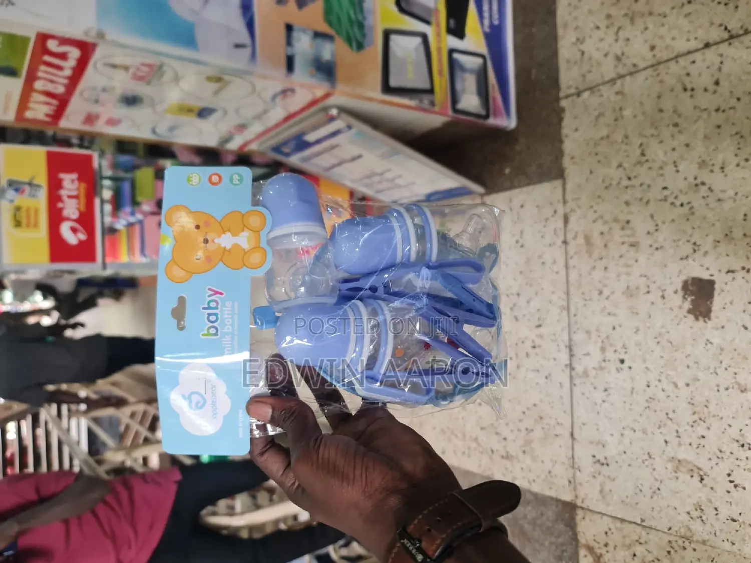 Baby Feeding Bottle Set With Cleaners and Bib