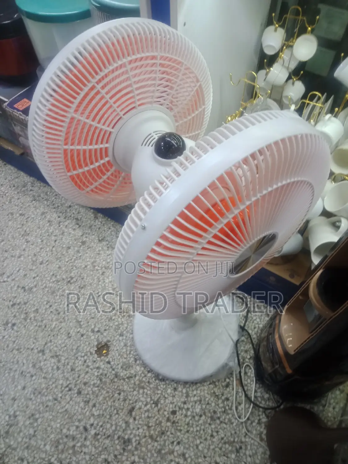 Double Head Rotating Fan