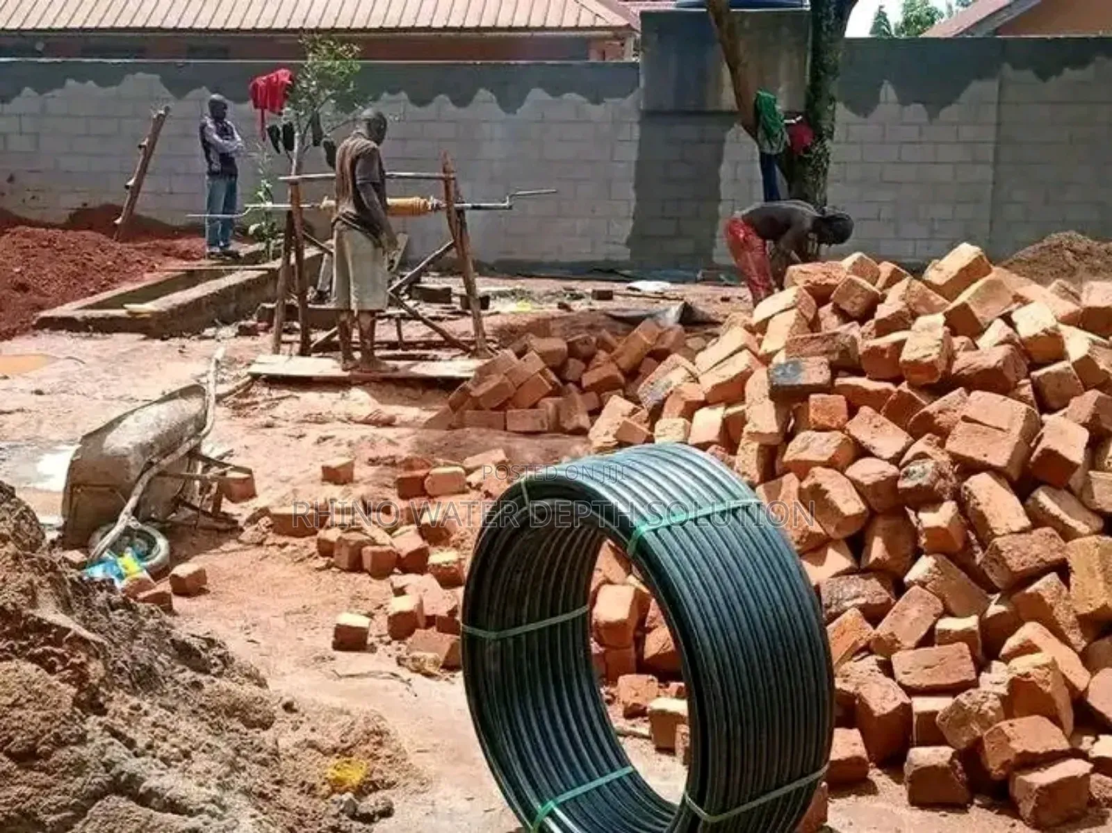 Digging Well and Installation of Water Pump