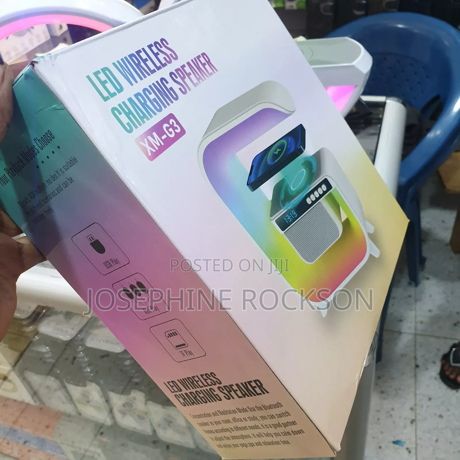 Led Wireless Charging Speaker / Wireless Speaker /