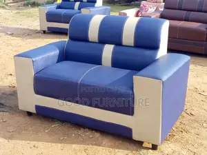 Fancy Blue Two Seater Sofa