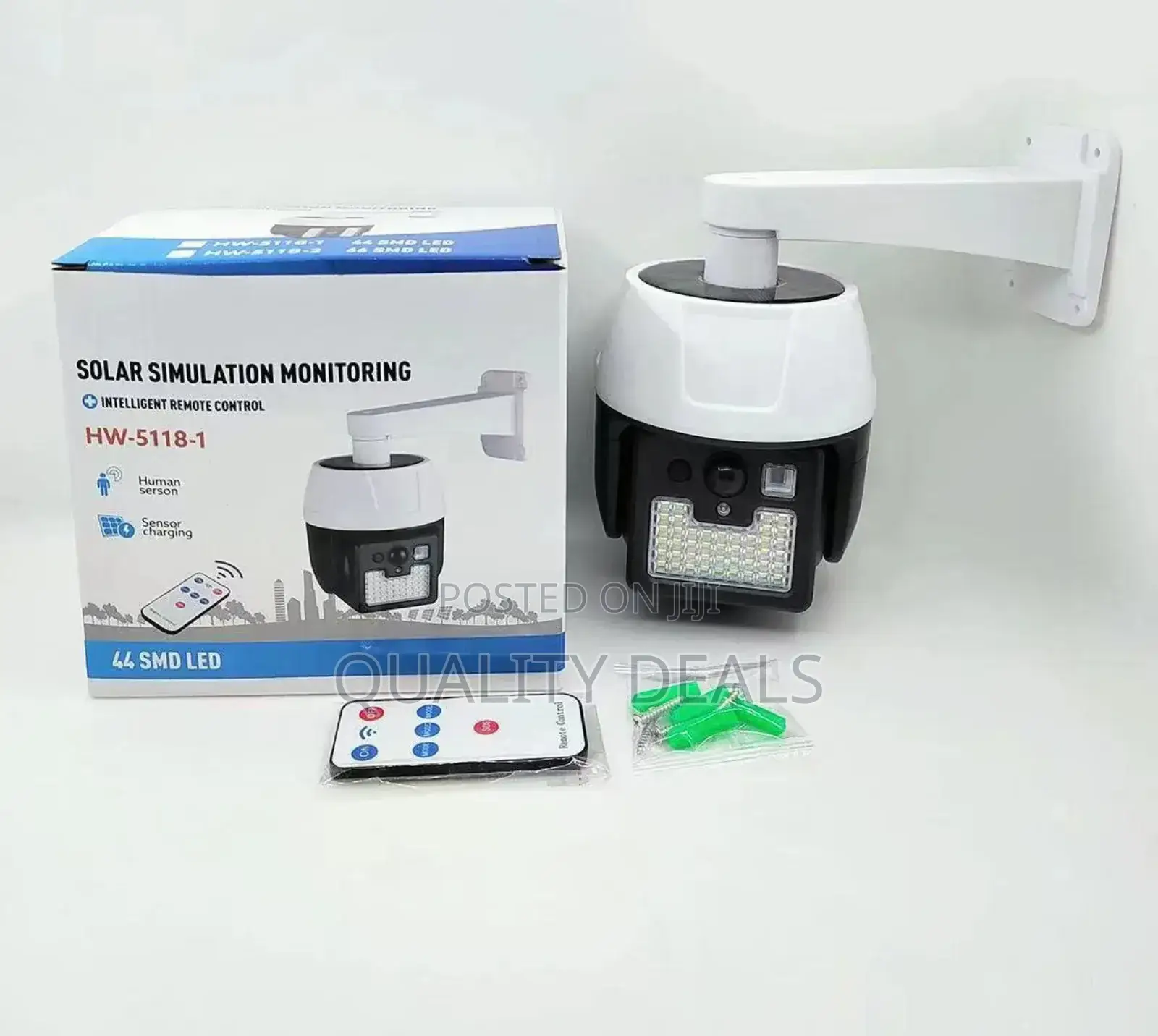 Solar Mortion Sensor Flood Remote Light