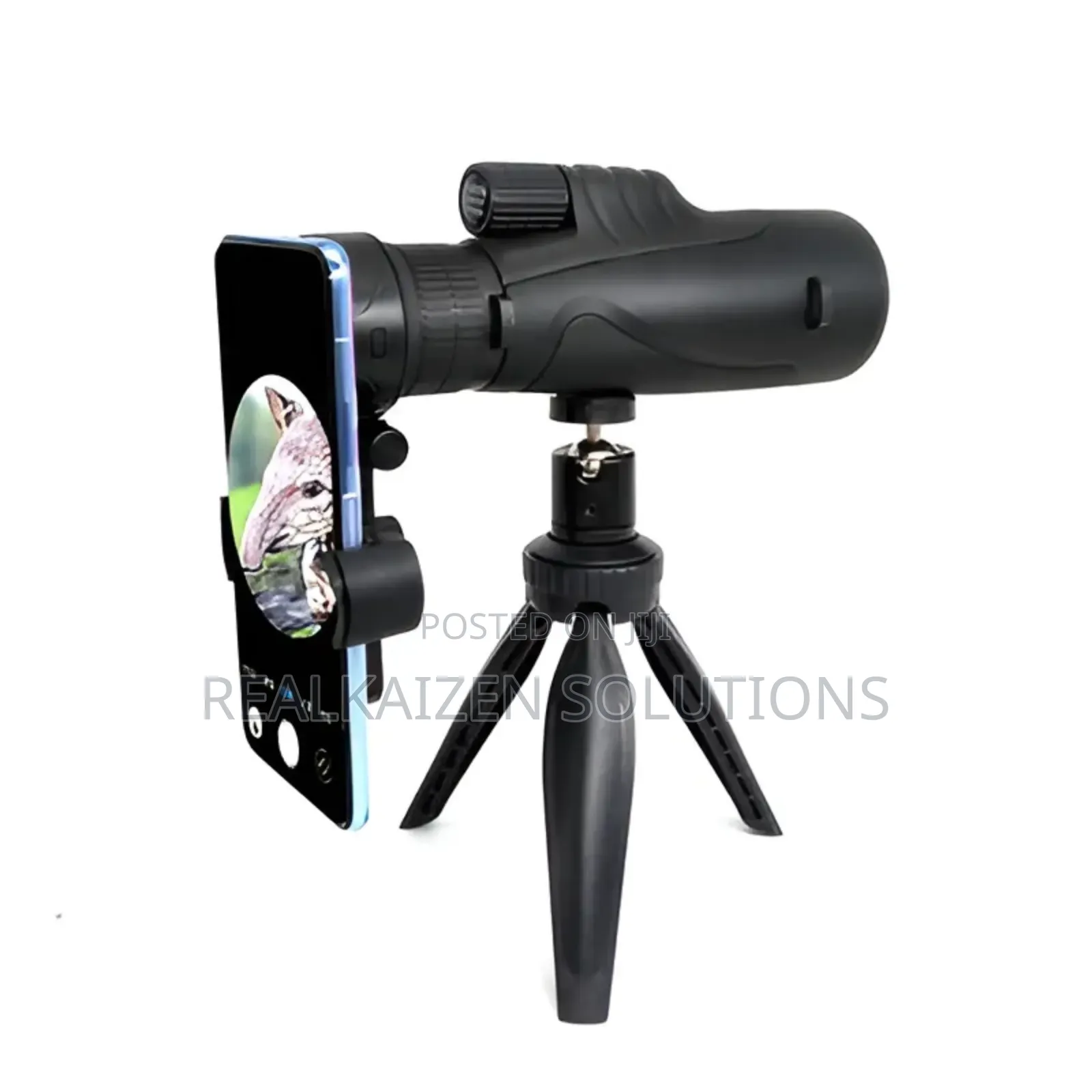 High Power Telescope Monocular With Smartphone Holder+Tripod