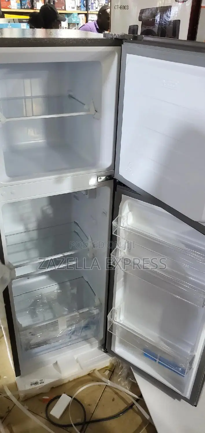 Hisense 200l Double-door Fridge Silver Colour (Defrost)