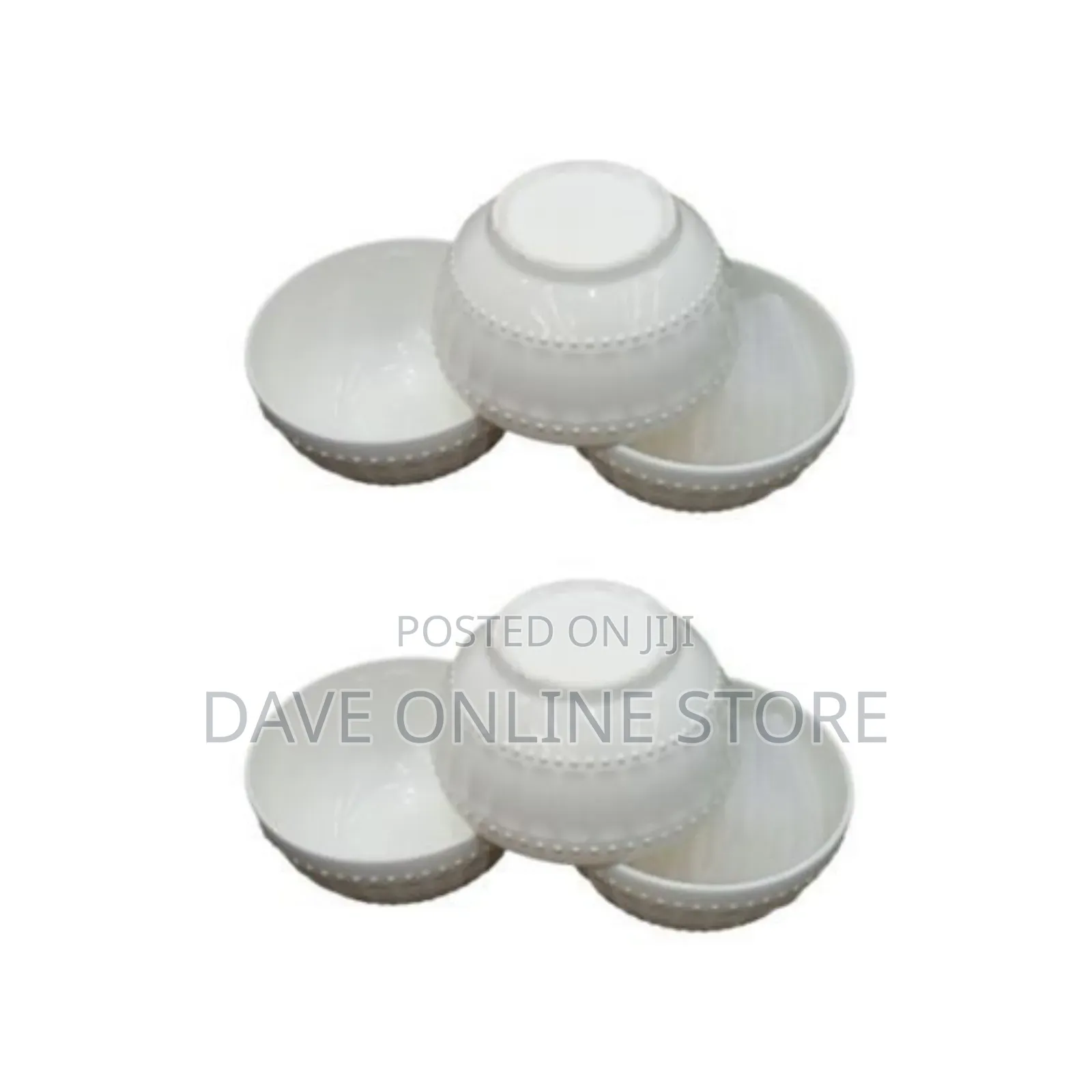 Set of 6 Soup and Salad Bowls - White