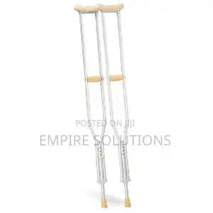 Pair of Axillary Underarm Crutches Small, Medium, Longest
