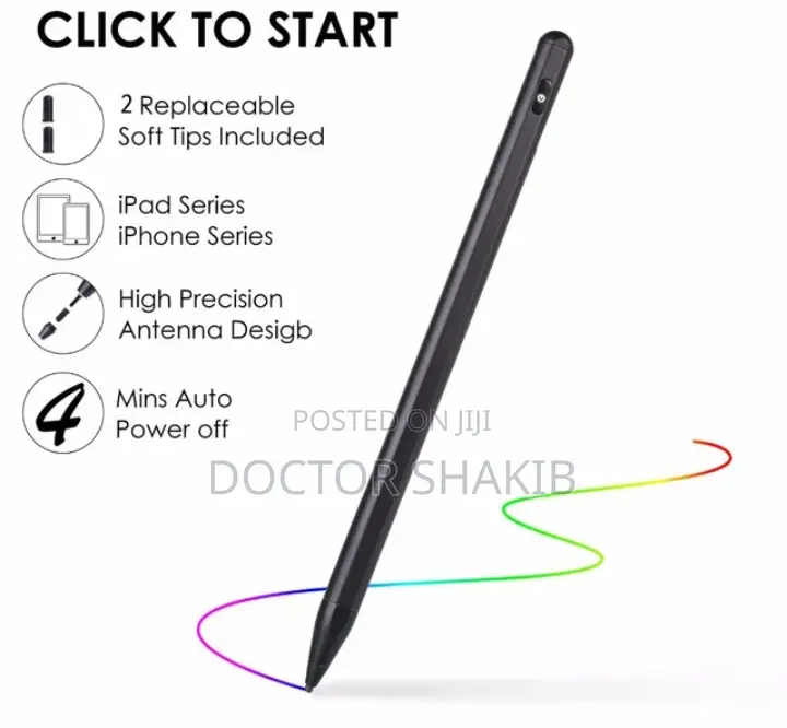 2 In 1 Capacitive Resistive Touch Stylus Pencil