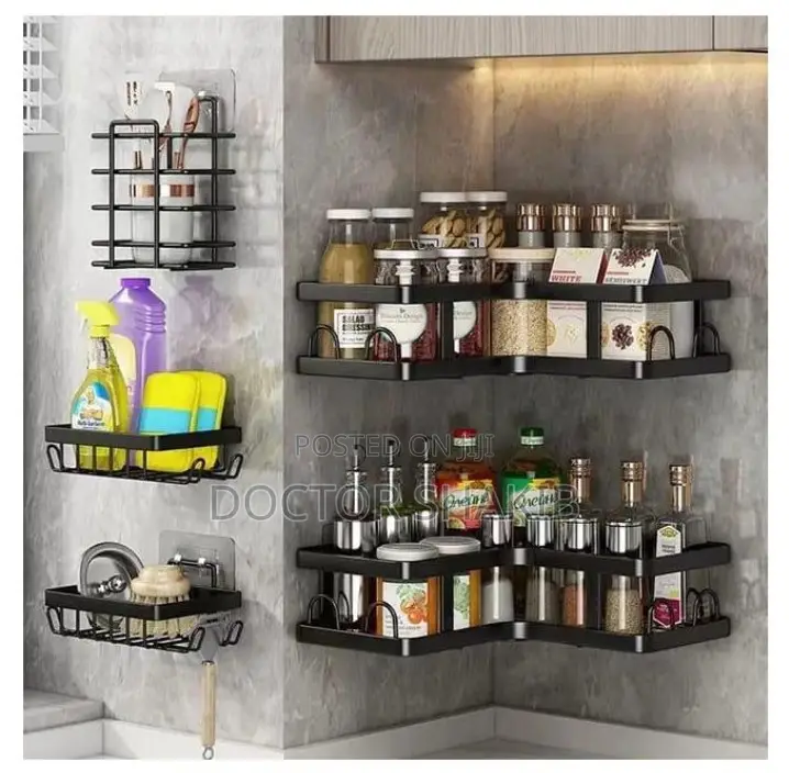 5pc Set Cosmetics Lotion Bathroom Storage Rack