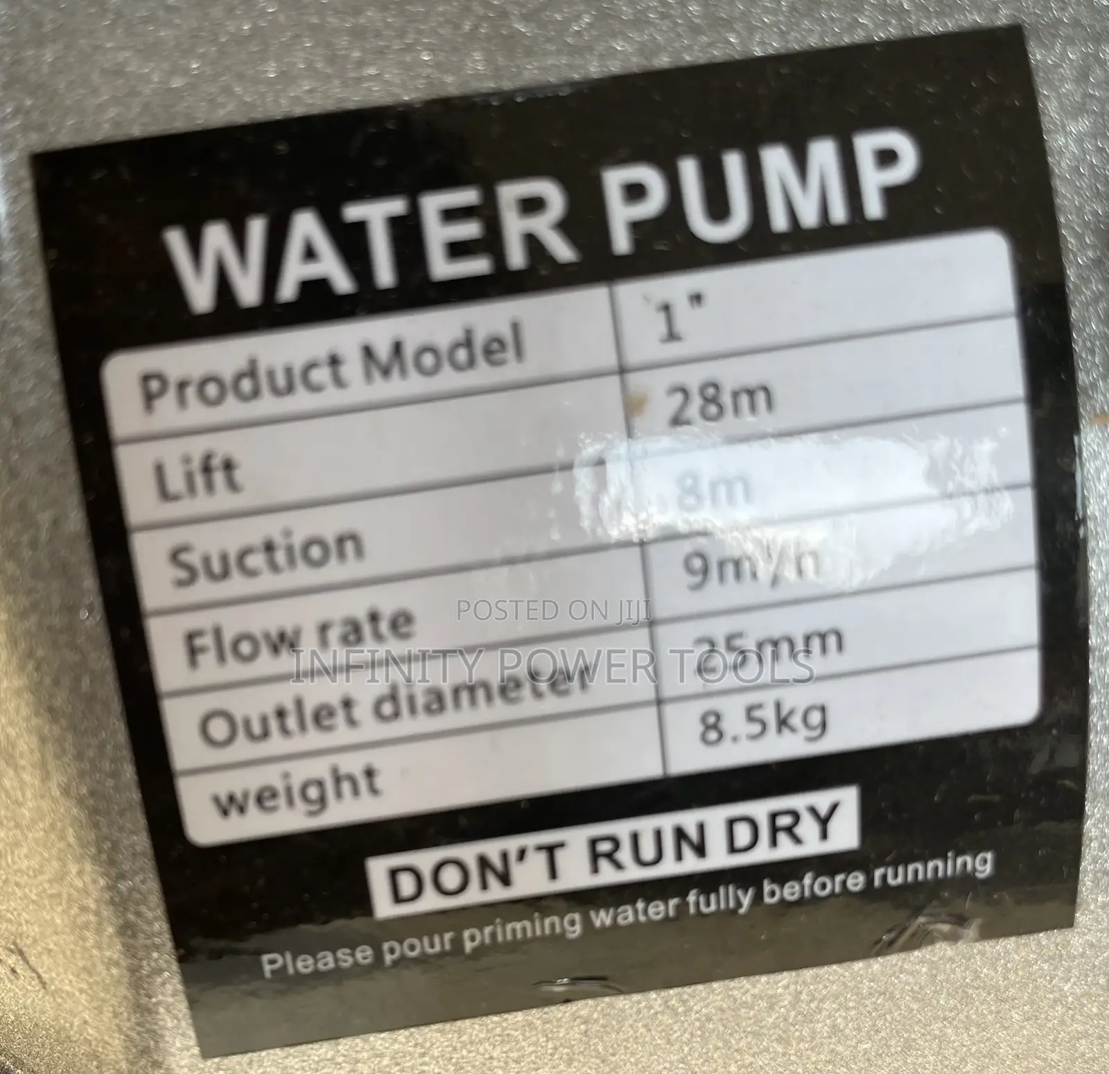 Water Pump 1 Inch