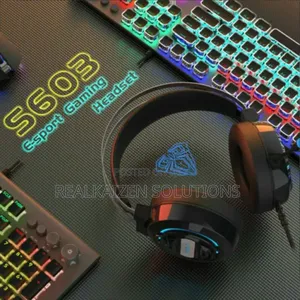 AULA USB Wired Gaming Headset With Microphone Surround Sound