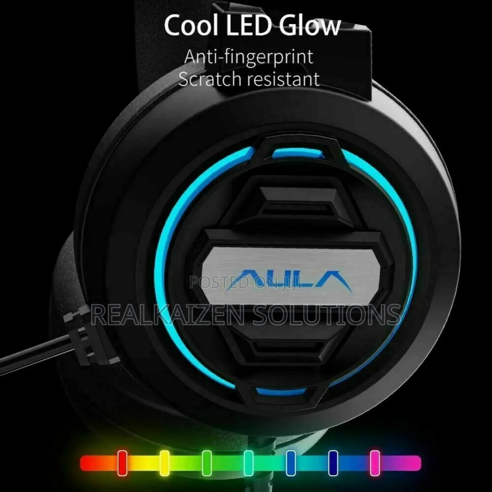 AULA USB Wired Gaming Headset With Microphone Surround Sound