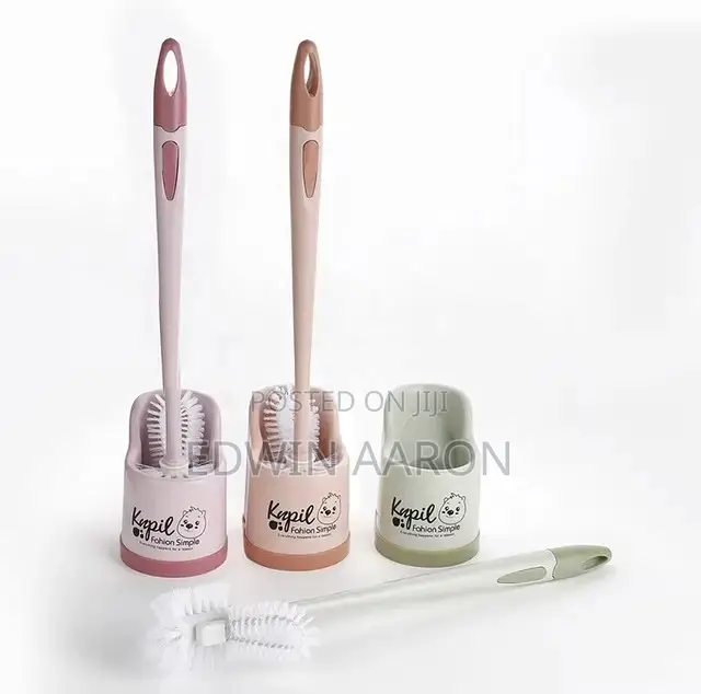 Double Plastic Toilet Brush