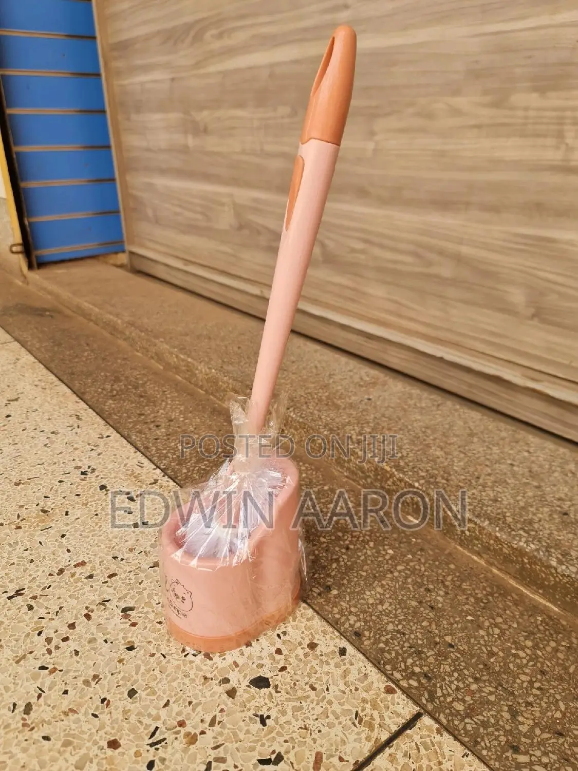 Double Plastic Toilet Brush