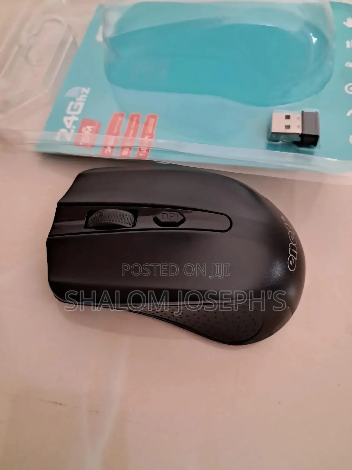 Enet Wireless Mouse- Black