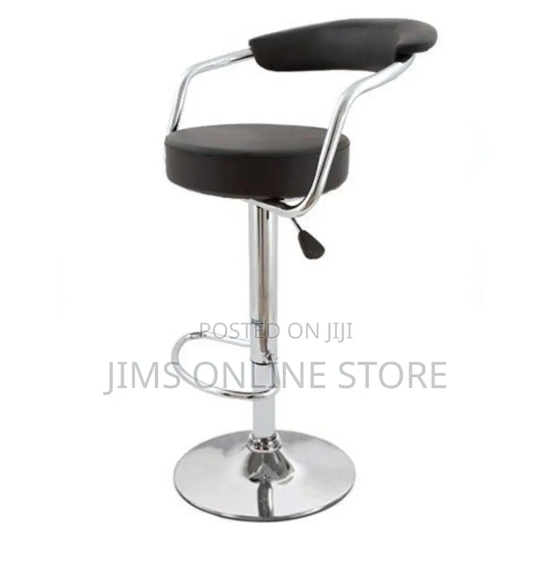 Swivel Barstool Black