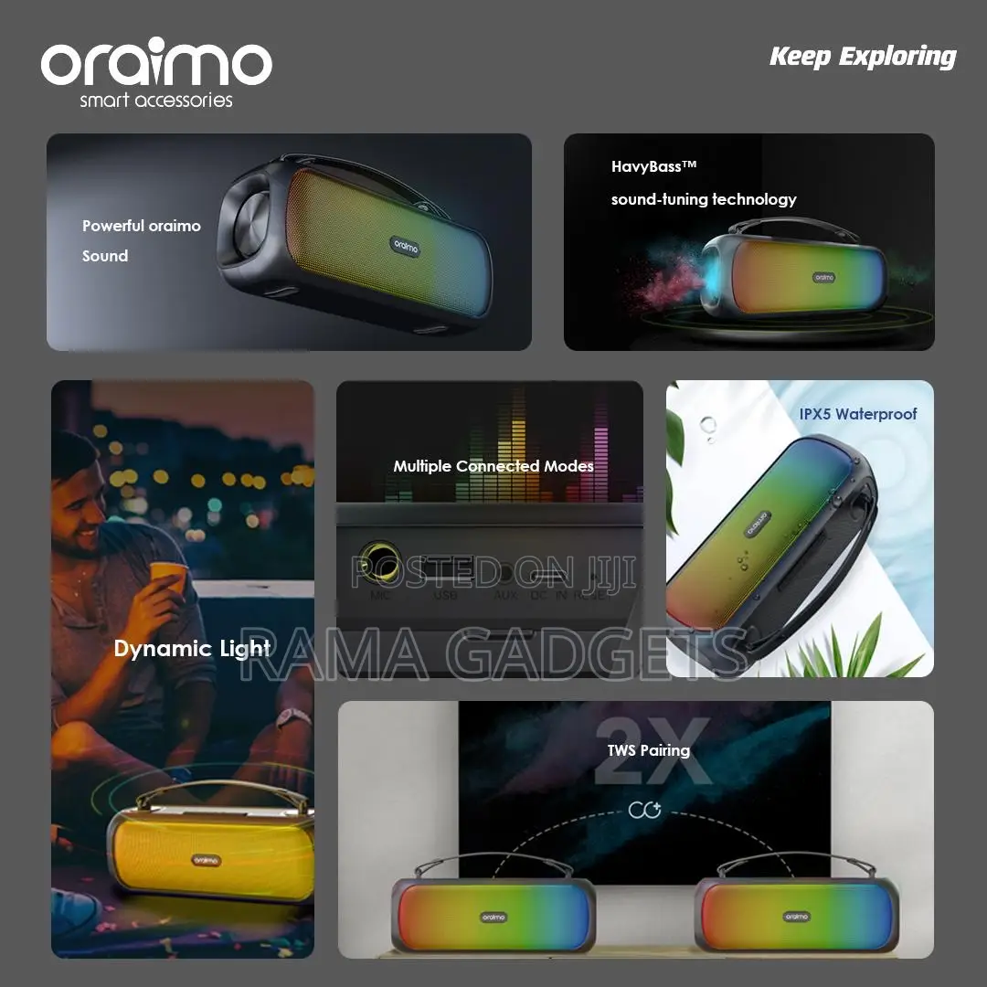 Oraimo Boom 30W Wireless Speaker