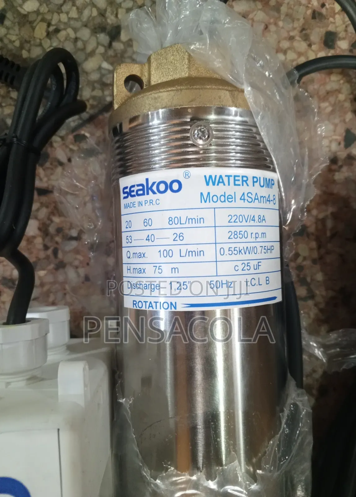 Seakoo Submersible Water Pump(247feet) 75m