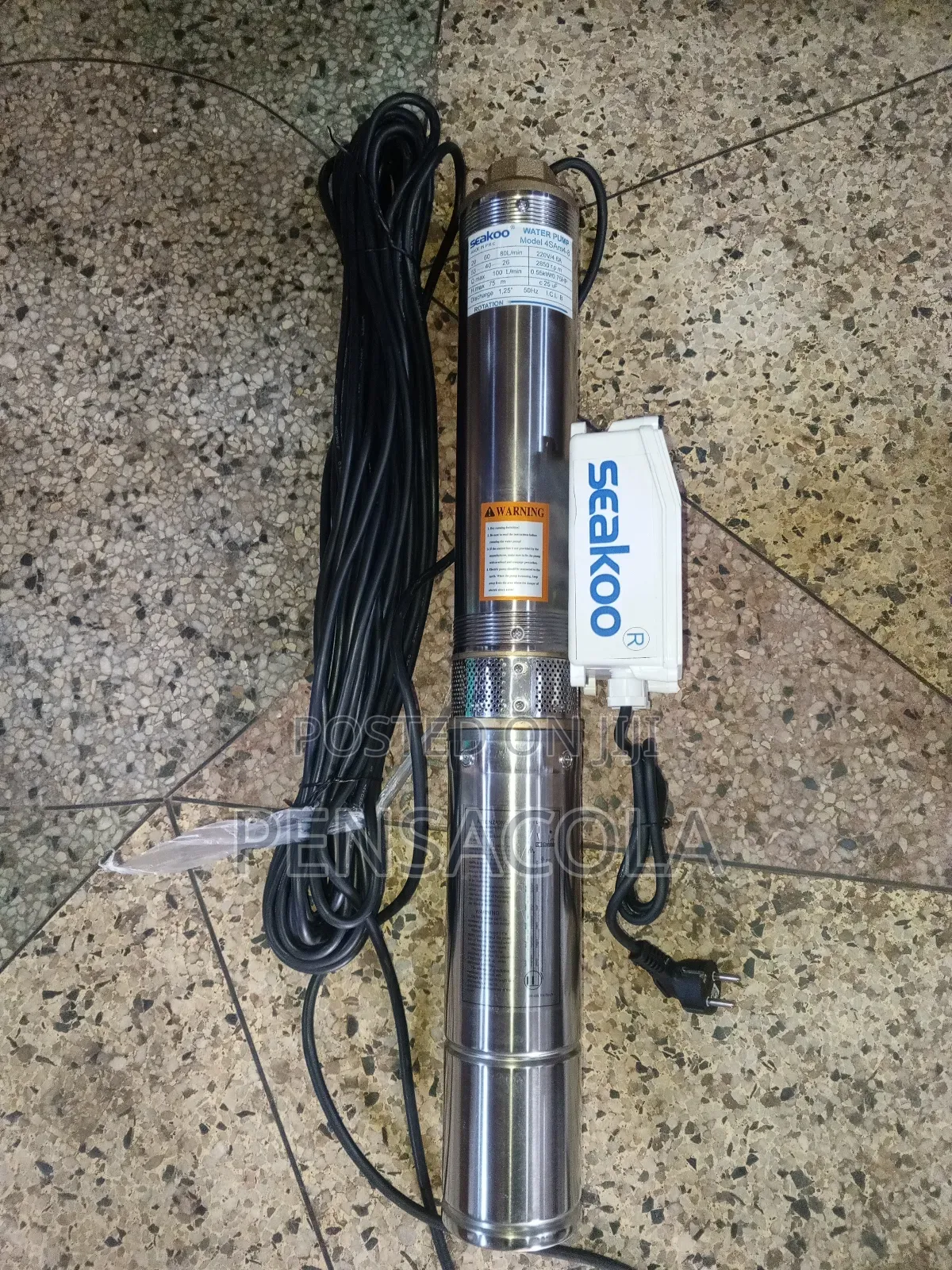 Seakoo Submersible Water Pump(247feet) 75m