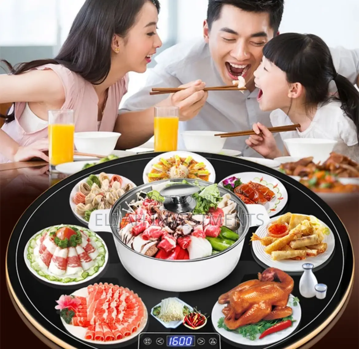 1600w Electric Hot Pot Meal Insulation Board