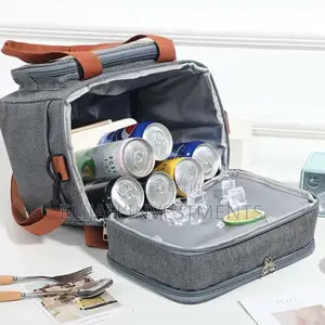 Diuble Deck Large Capacity Lunch Bag