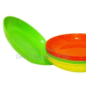 9 Pieces Melamine Dinner Plates With a Unique Design-