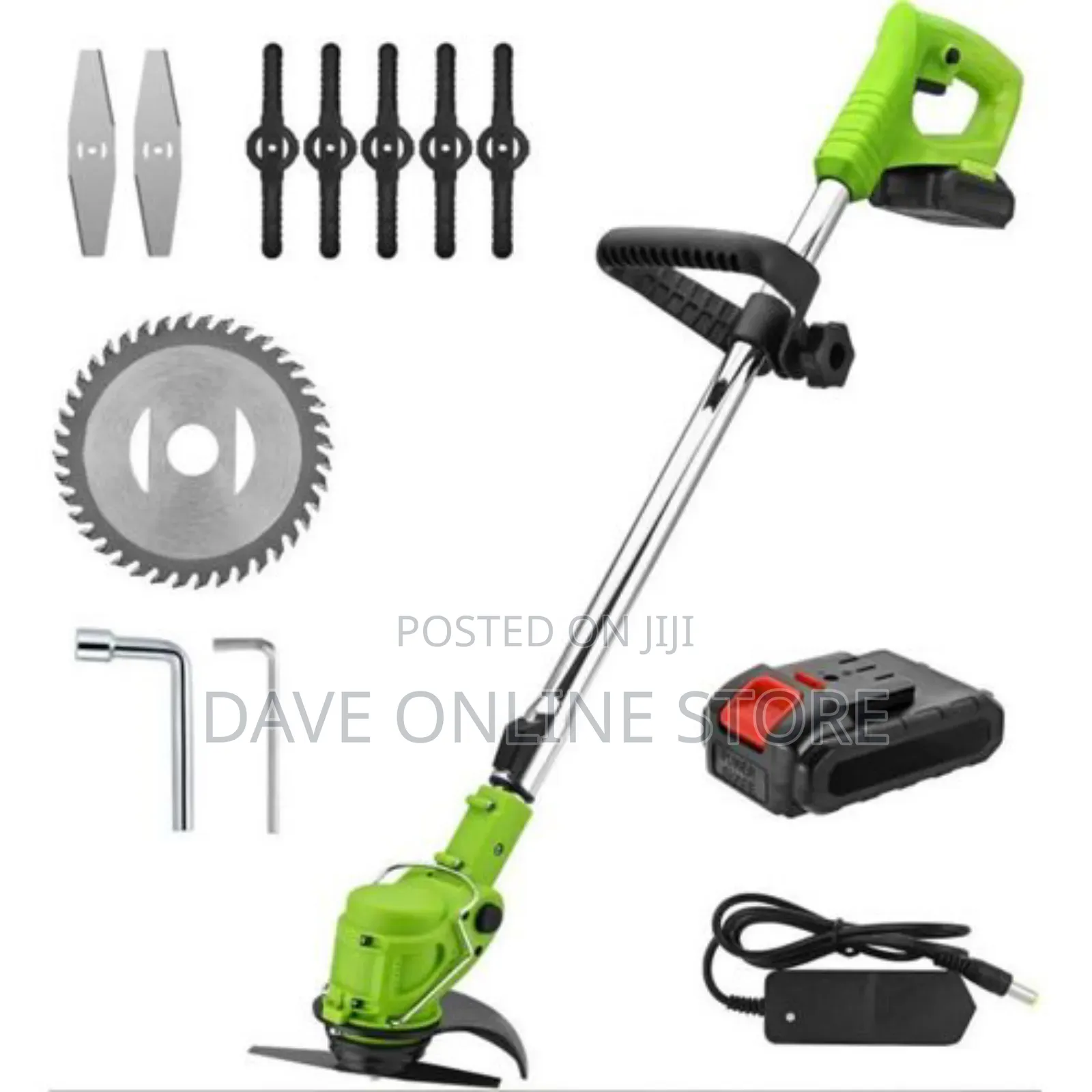 2-in-1 Electric Lawn Mower Cordless 600w Grass Trimmer