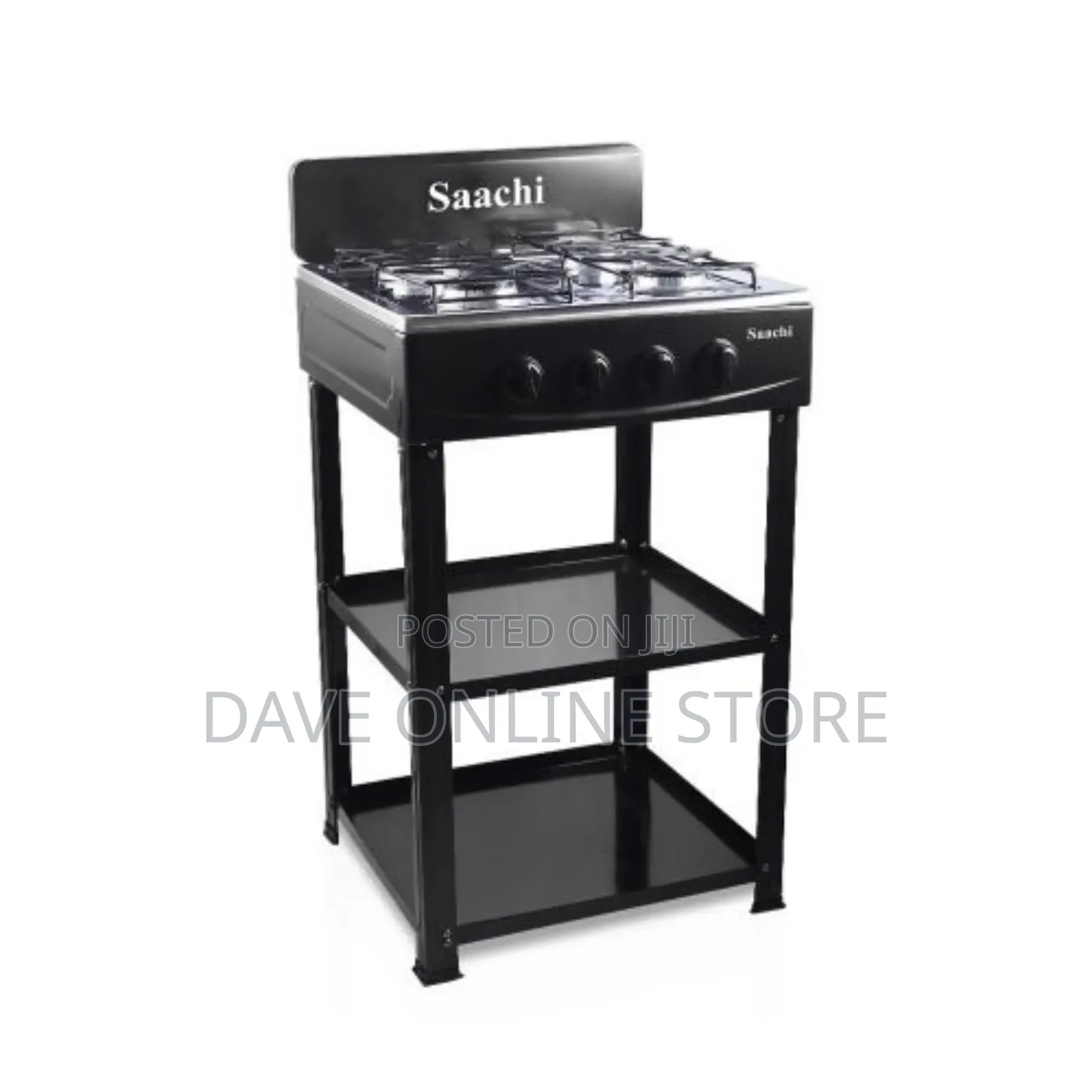 Saachi Four Burner Gas Stove NL-GAS-5256-BK Manual Ignition