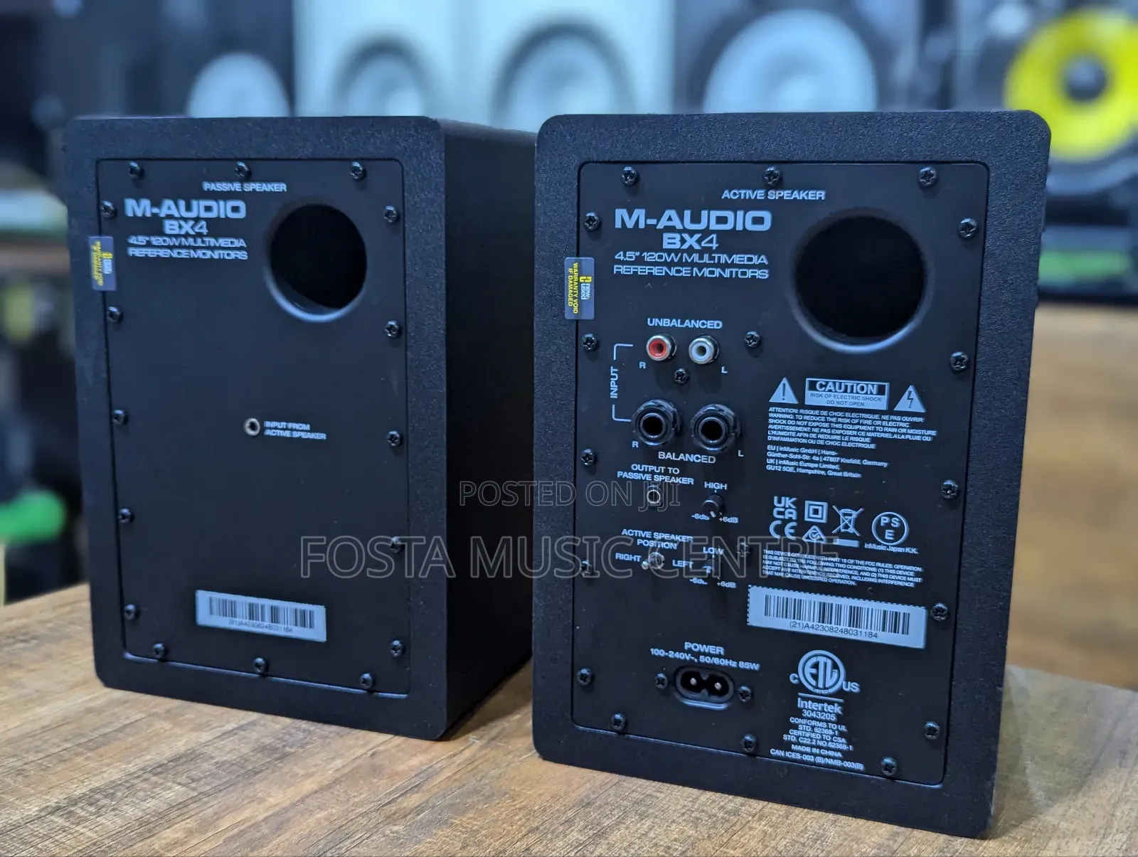 M-Audio Bx4 D3 Studio Monitors and Multimedia Speakers