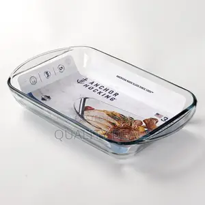 Rectangular Oven Glass Baking Pan With Cover