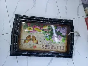 3pcs Wooden Serving Trays