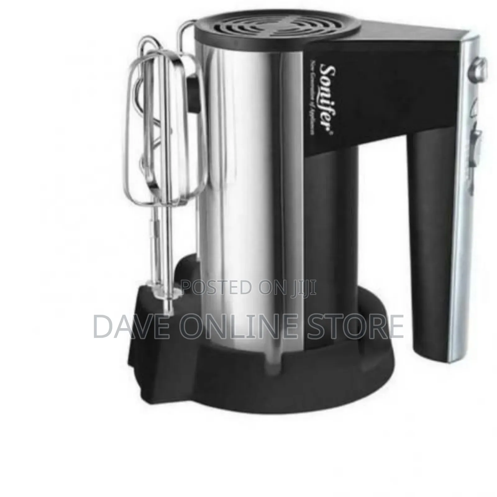 Sonifer Stainless Steel Hand Mixer 5 Speed SF-7002- Silver