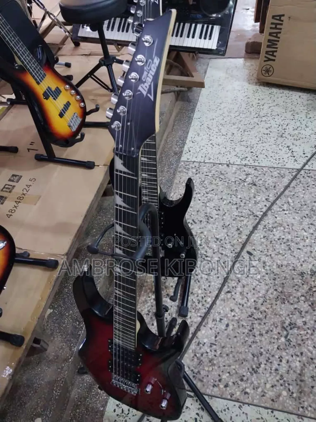 New IBANEZ 24frets Electric Solo Guitar With FREE Jack Cable