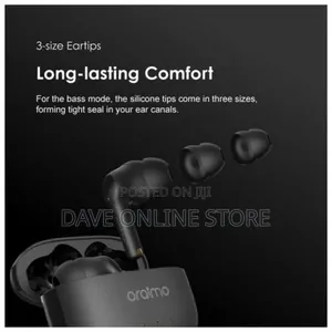 Oraimo Freepods 3c True Wireless Earbuds - Black