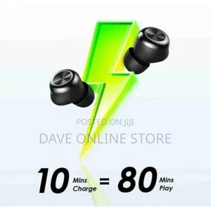 Oraimo Airbuds 3 TWS True Wireless Bluetooth Earbuds- Black
