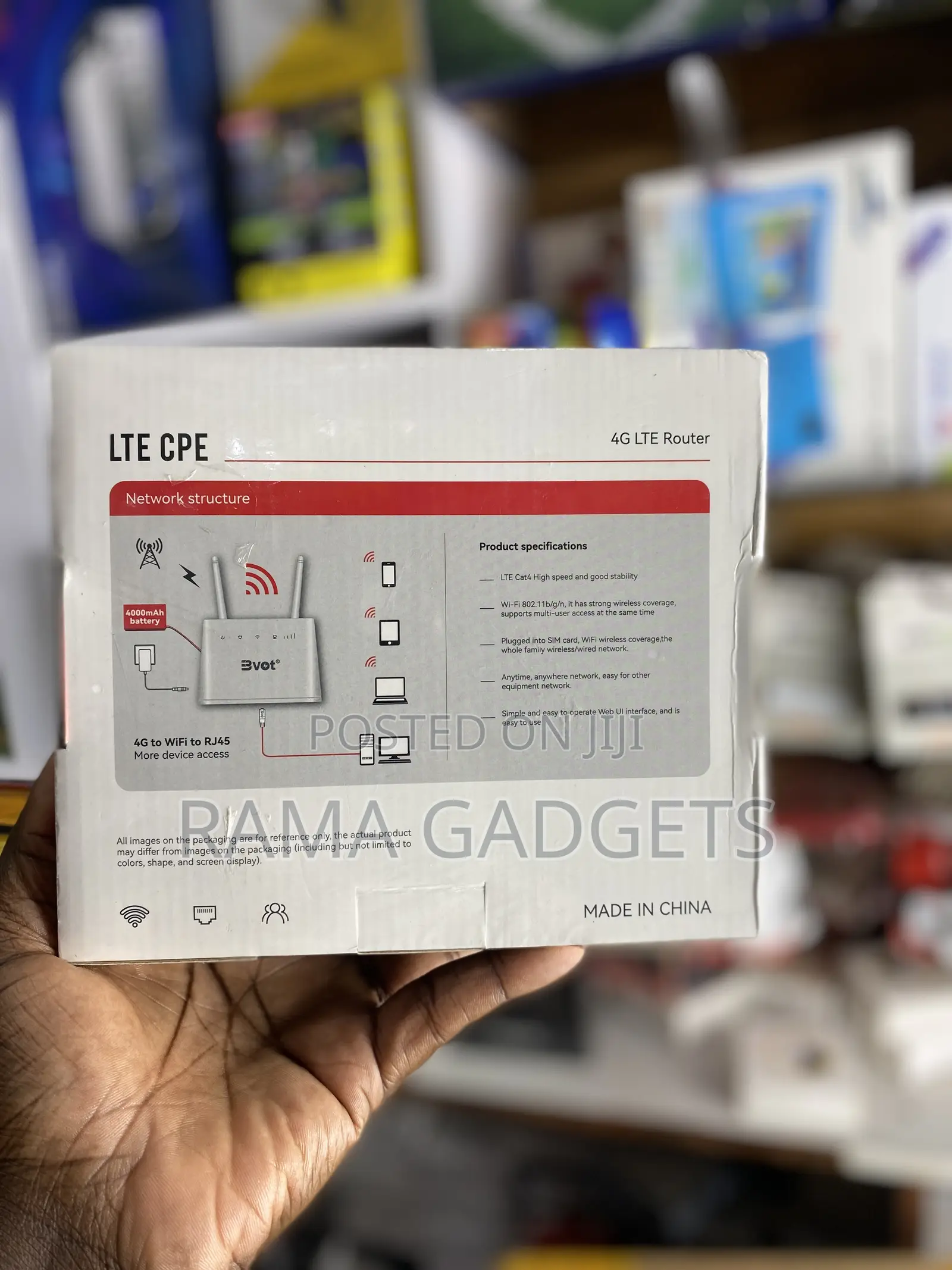 4G LTE Router 4000mah Rechargeable Router With 4g Simcard