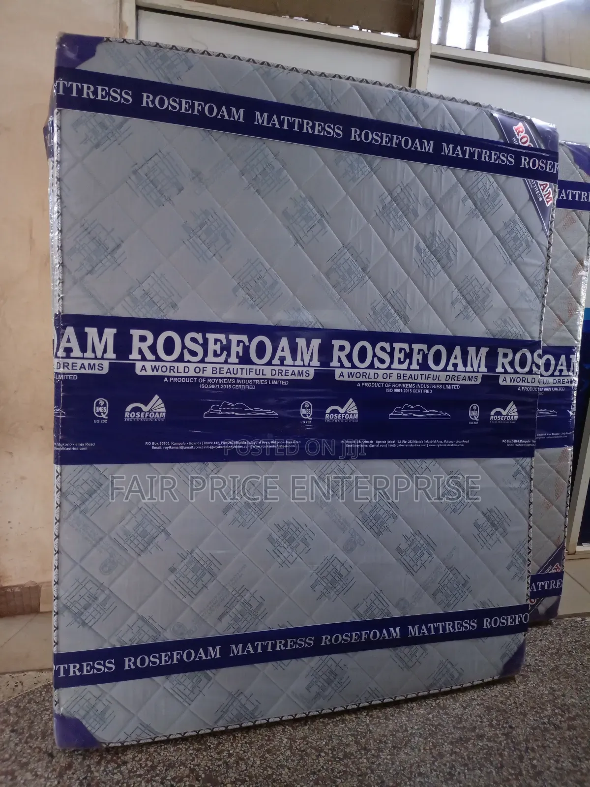 High Density Mattresses 5x6x6 Inches Rosefoam