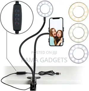Professional Live Stream Ring Light and Phone Holder