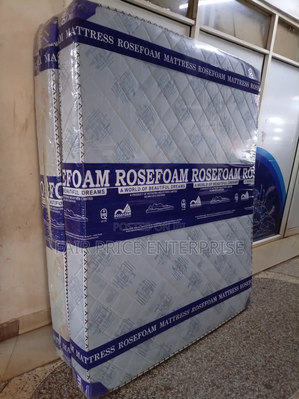Mattresses Premium High Density 6x6x10 Inches Rosefoam